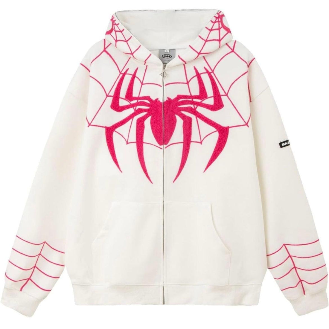 Y2K Spiderman Zip Up - Keystreetwear