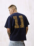 Remedy Boxy Jersey Tee Dark Blue - Keystreetwear