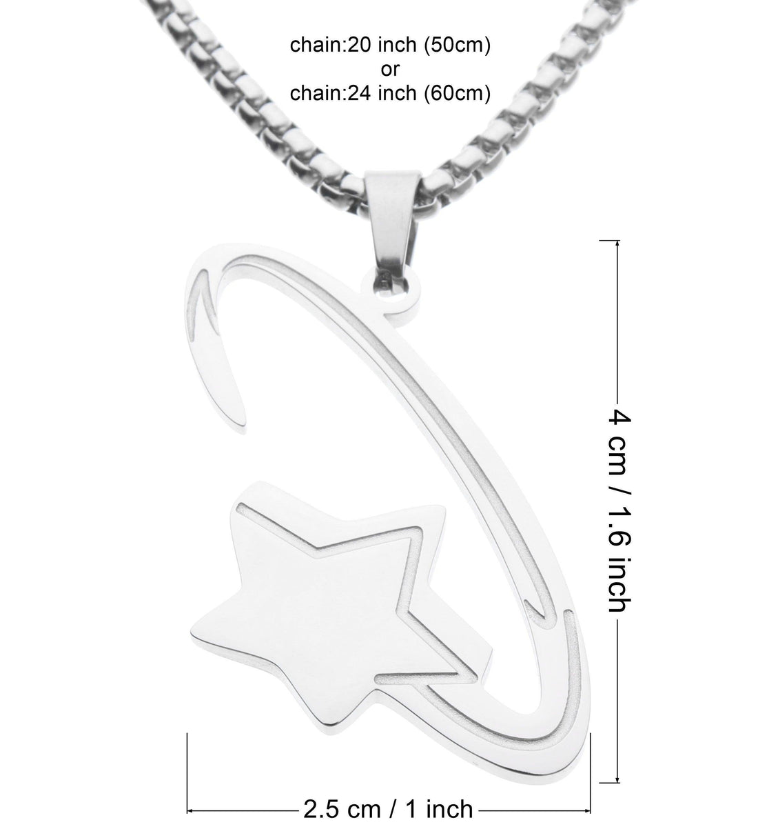 Pop Smoke Shooting Star Woo Necklace - Keystreetwear