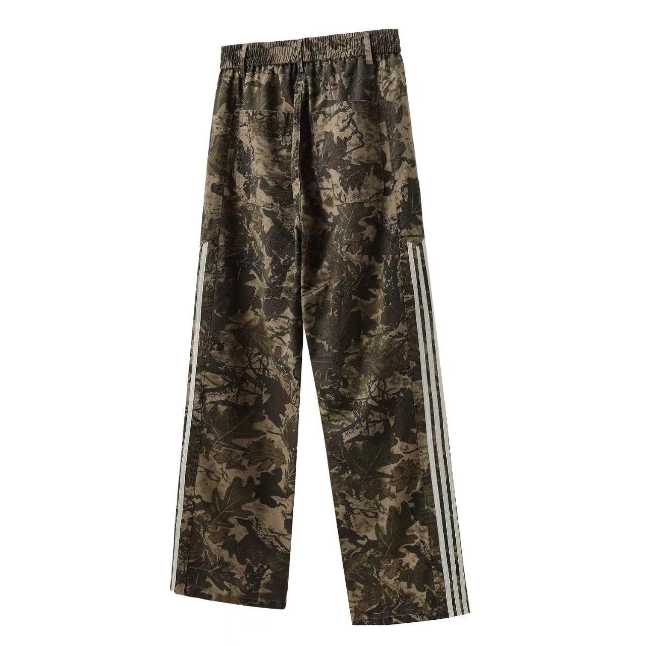COLDSTONE Camouflage workwear 3 stripe pants - Keystreetwear
