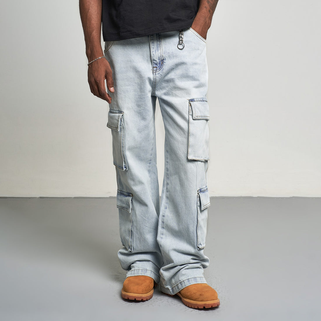 Multipocket Casual Jeans