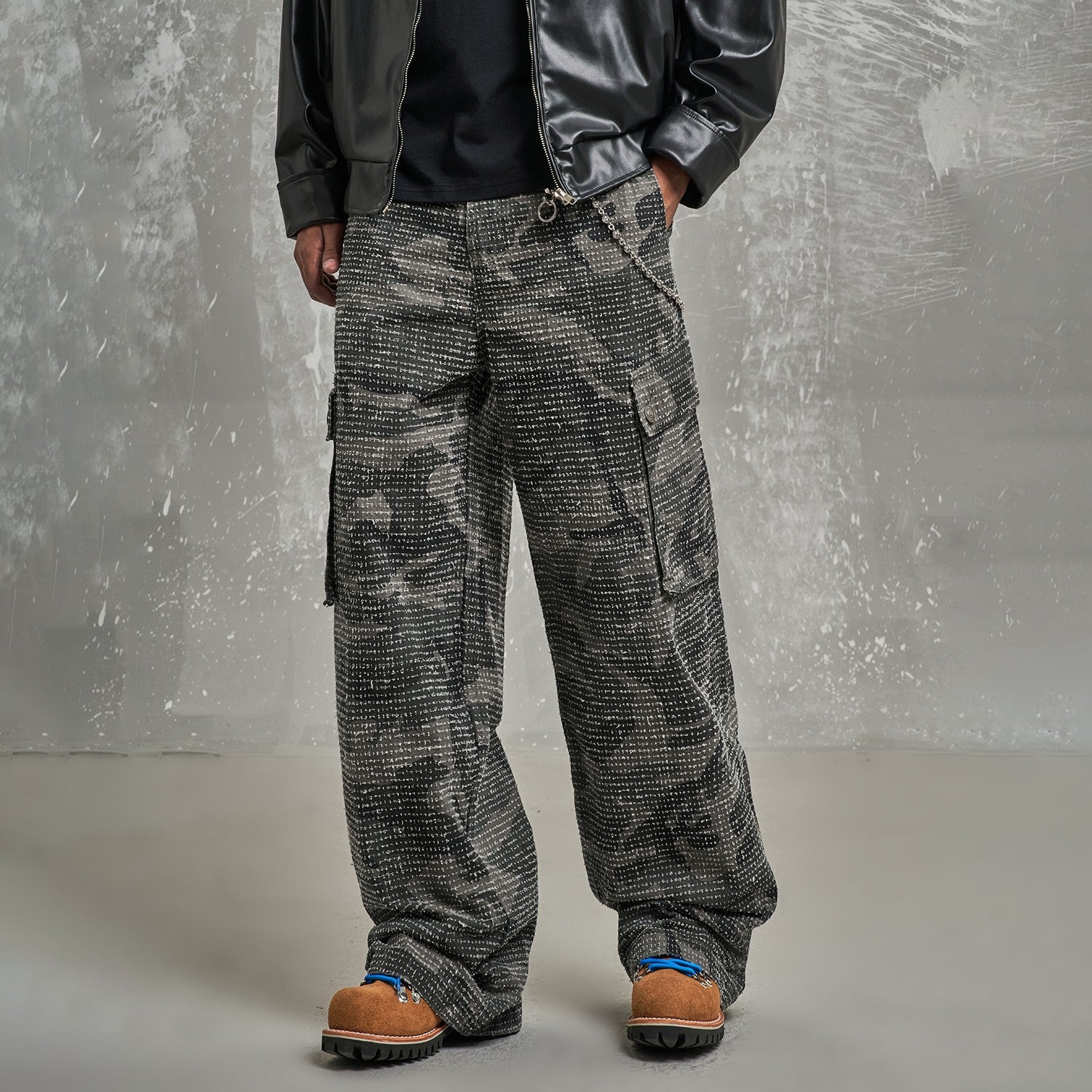 White Wash Camouflage Pants