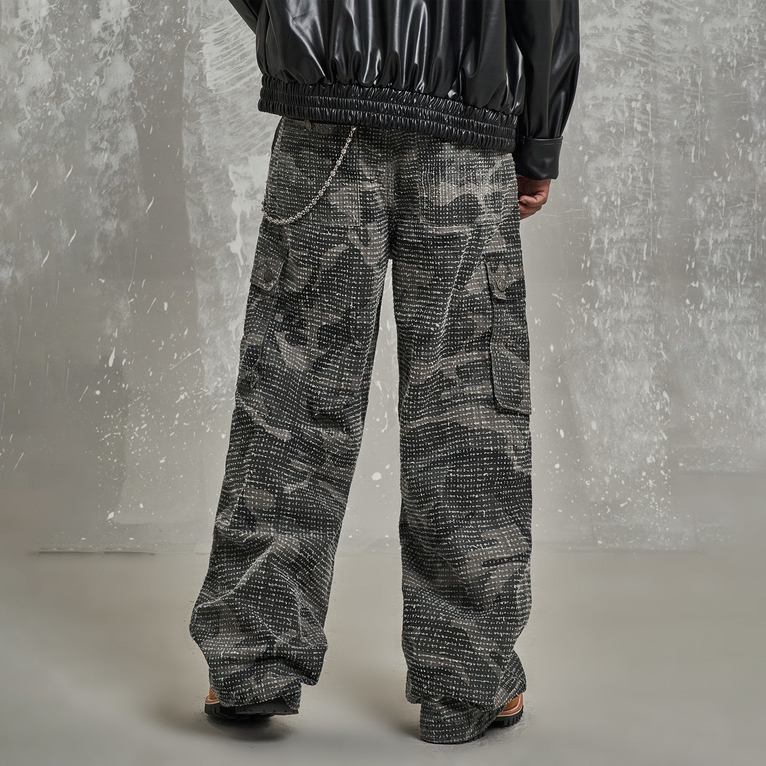 White Wash Camouflage Pants