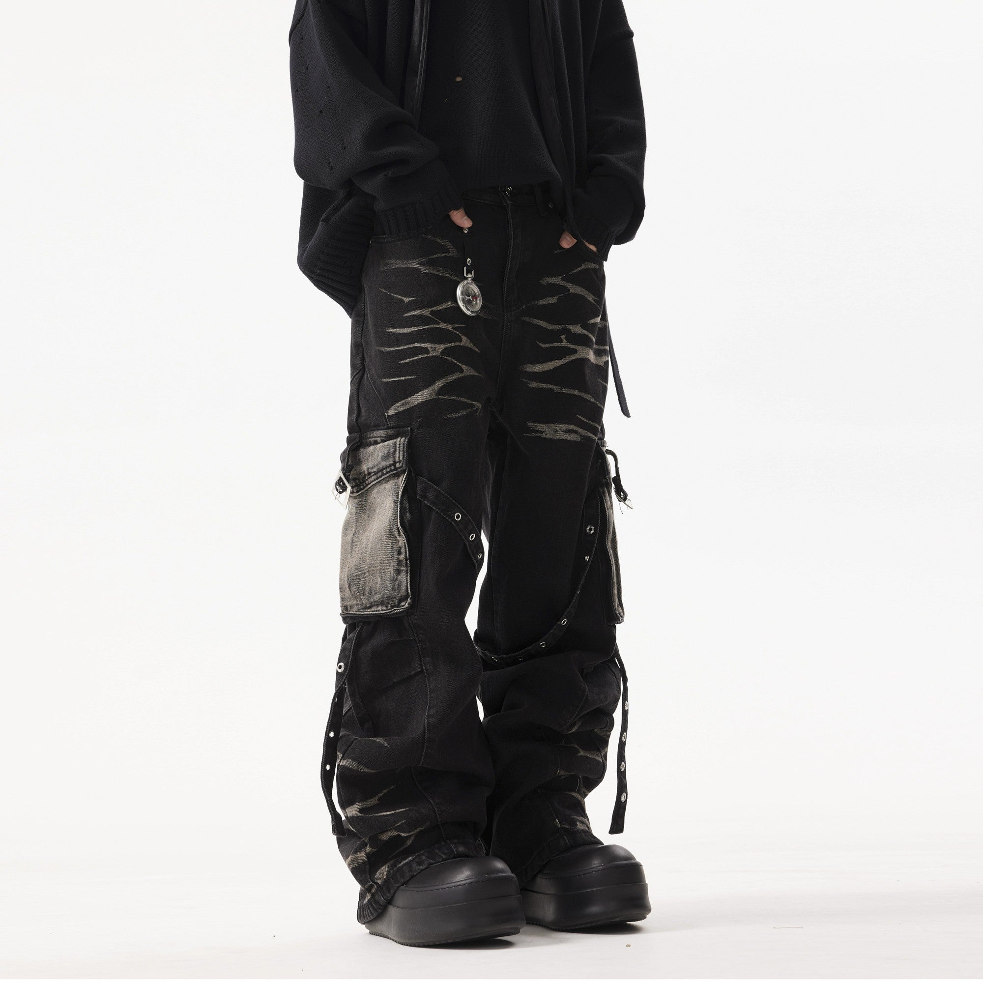 Heavy Deconstructed Loose Pants