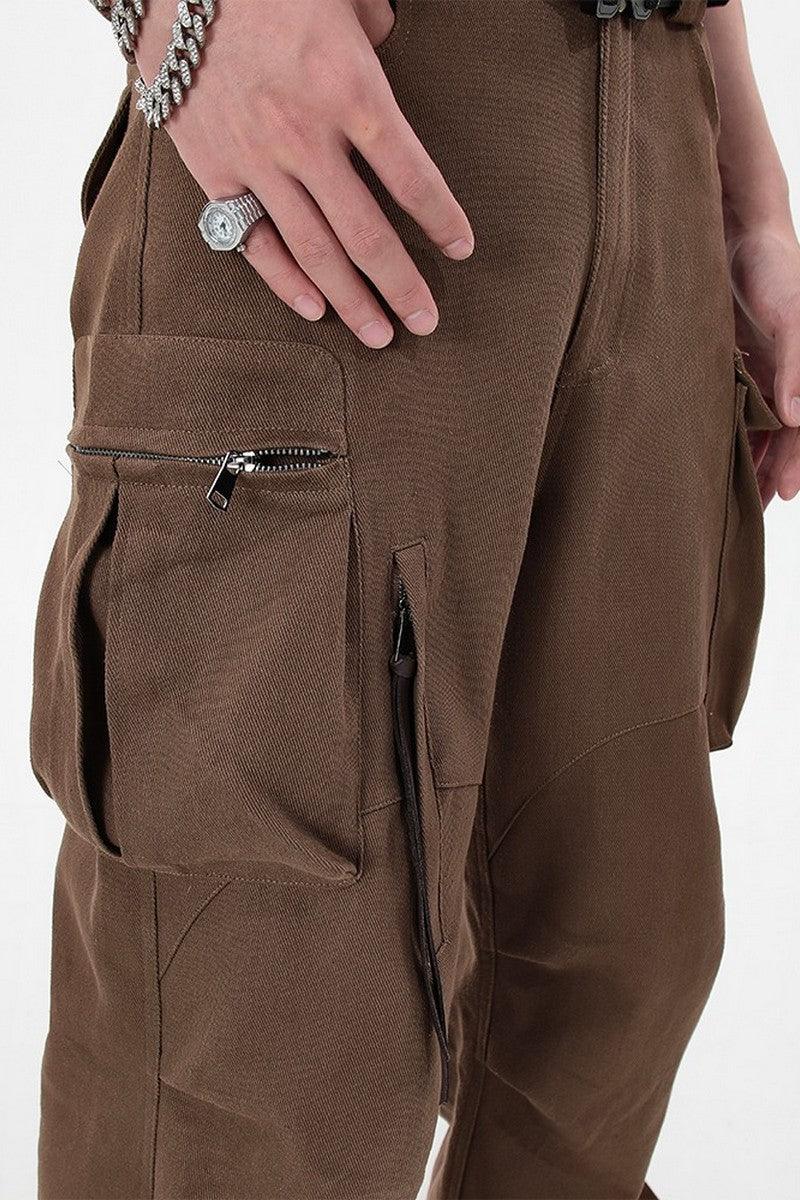 Split Straight Loose Trousers - Keystreetwear