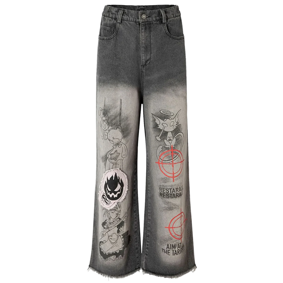 Vintage Denim Pants -Streetwear Denim by Clout Collection