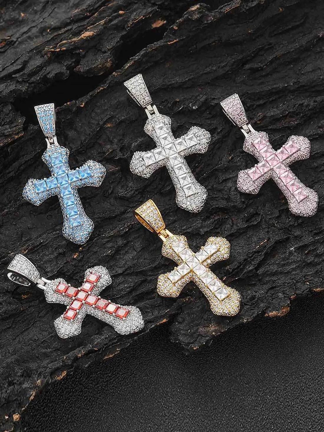 Crucifix Full Diamond Necklace