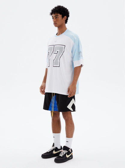 WildX 77 Hockey Jersey Shirt Space White- Keystreetwear