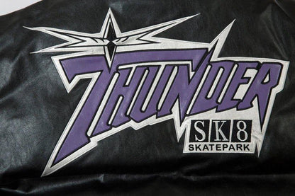 SK8 Thunder Skatepark Puffer Jacket - Keystreetwear  